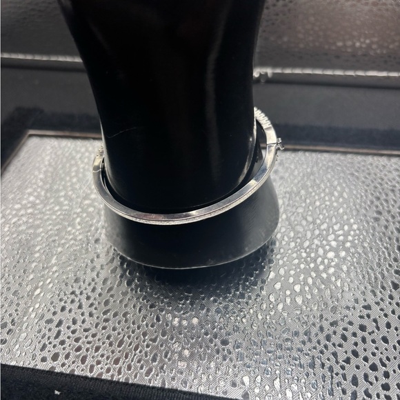 Elegant Silver Cz Bangle - Picture 4 of 4